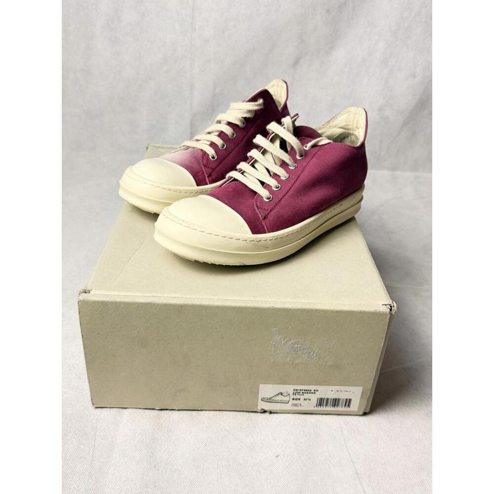 Rick Owens DRKSHDW Faded Low Sneakers SZ 37.5